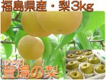 福島県産かやば梨(幸水)3kg箱(8〜12玉入) 【発送時期:9月初旬〜9月10日頃まで予定】 | 日本全国各地の名産品やお土産のお取り寄せモール 風土jp