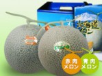 富良野メロンと暑寒メロンのセット(秀品・大玉1.6kg前後)2玉(各1玉ずつ) | 日本全国各地のお取り寄せモール風土jp