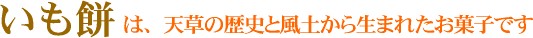 幼なじみの語らい! 熊本土産に最適 旬の 和菓子の天草限定商品「天草いも餅」 | 日本全国各地のお取り寄せモール風土jp