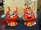 米子焼シーサー【ピピ・赤】米子焼工房