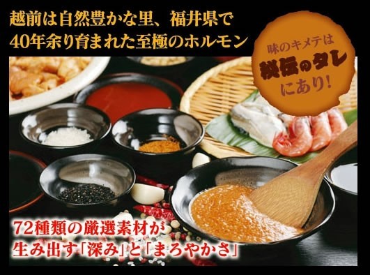 越前のホルモン屋 おすすめ 送料無料!得盛りセットB | 日本全国各地のお取り寄せモール風土jp