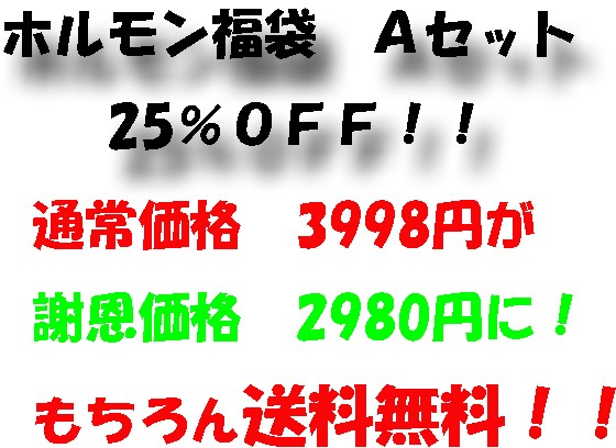 送料無料 ホルモン福袋セット A | 日本全国各地のお取り寄せモール風土jp