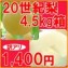 【訳アリ】1,200円、20世紀梨4.5kg箱(9玉〜22玉入) 【発送時期:9月中旬頃〜10月上旬頃まで予定】