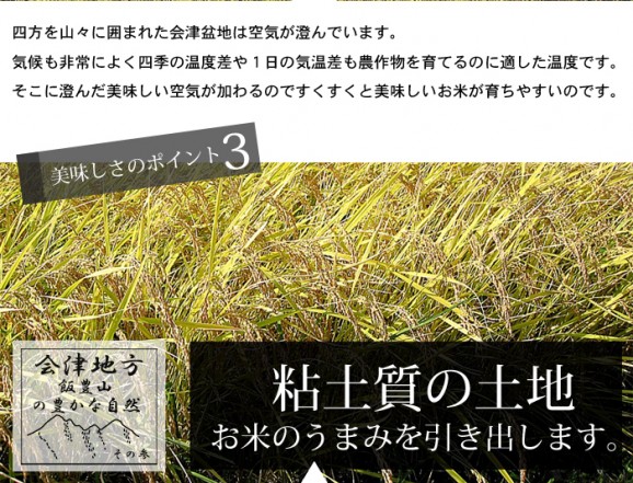 【送料無料】【令和3年産】無洗米・会津産コシヒカリ(10kg) | 日本全国各地のお取り寄せモール風土jp
