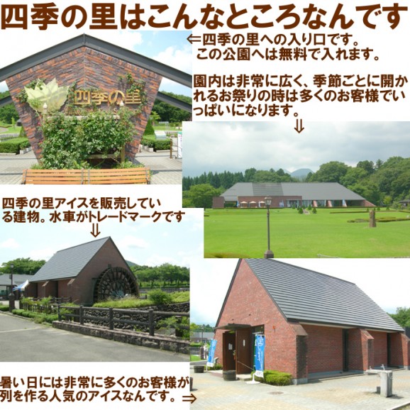 【送料無料】四季の里アイス、10種類の味から選んでおくれます | 日本全国各地のお取り寄せモール風土jp