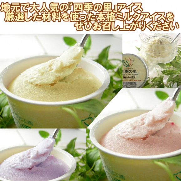 【送料無料】四季の里アイス、10種類の味から選んでおくれます | 日本全国各地のお取り寄せモール風土jp