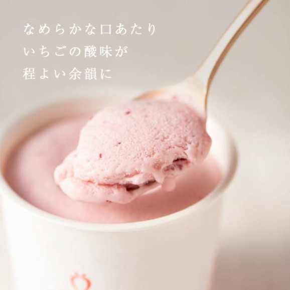あまおう50% ミルクジェラート 1カップ(単品) | 日本全国各地のお取り寄せモール風土jp