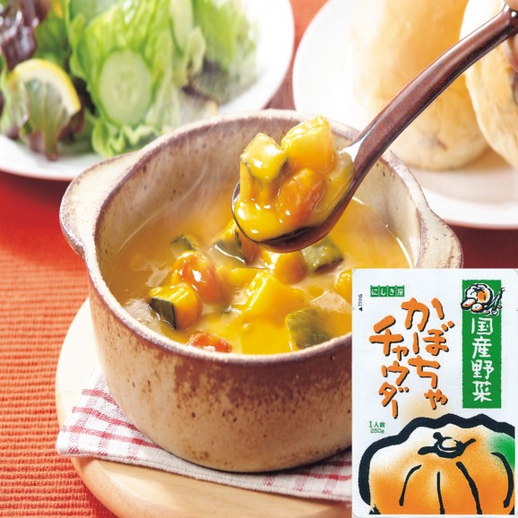 国産野菜 パンプキンチャウダー5食パック 画像 | 日本全国各地のお取り寄せモール風土jp