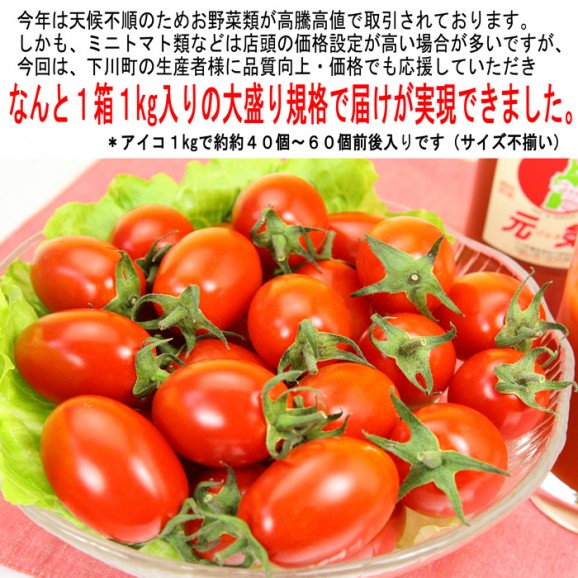【送料無料】糖度9度以上 ぷちトマト☆リップ1kg1箱40個〜60個前後【北海道産】 | 日本全国各地の名産品やお土産のお取り寄せモール 風土jp