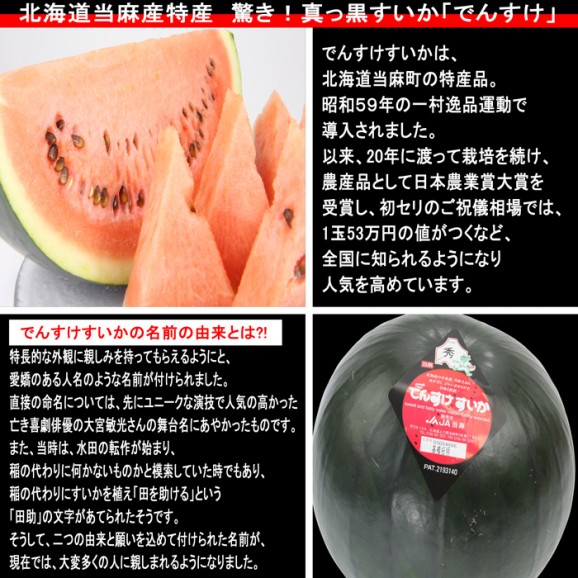 【送料無料】高級ブランドずっしり重い♪大玉でんすけスイカ 【良品】すいか | 日本全国各地のお取り寄せモール風土jp
