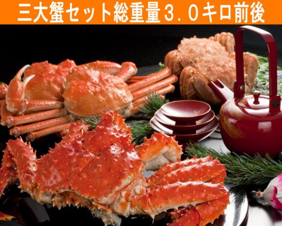 【送料無料】北海道三大蟹セット蟹5点盛り | 日本全国各地のお取り寄せモール風土jp