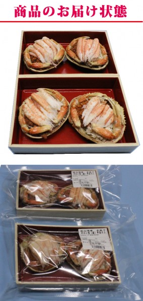 香箱がに(甲箱がに)の甲羅盛り×4ハイ<富山湾産/近海産>|1/20禁漁、最終のお届け:1/22(金) | 日本全国各地のお取り寄せモール風土jp