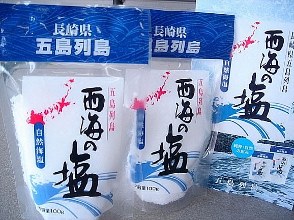 自然海塩　西海の塩　100g 画像 | 日本全国各地の名産品やお土産のお取り寄せモール 風土jp