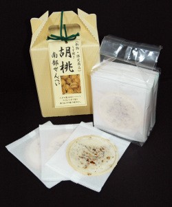 数量限定!新物うすやき胡桃せんべい | 日本全国各地のお取り寄せモール風土jp