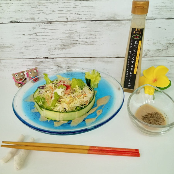 【送料無料】黒にんにくマヨドレッシング 120ml 3本 沖縄 | 日本全国各地のお取り寄せモール風土jp