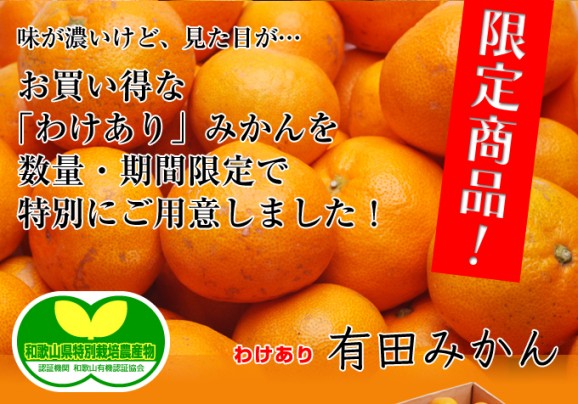 わけあり有田みかん 5kg 画像 | 日本全国各地のお取り寄せモール風土jp