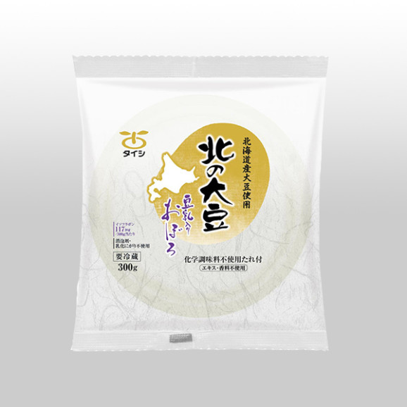 北の大豆 豆乳入りおぼろ豆腐 300g×1個(たれ付) | 日本全国各地のお取り寄せモール風土jp