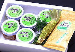 贈答品わさび【6点+茶セット】 | 日本全国各地のお取り寄せモール風土jp