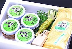 贈答品わさび【6点+茶セット】 | 日本全国各地のお取り寄せモール風土jp