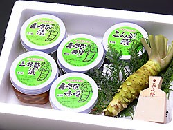 贈答品わさび【6点+茶セット】 | 日本全国各地のお取り寄せモール風土jp