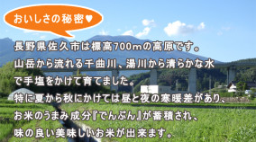 産地直送 精米 米 佐久産コシヒカリ5kg | 日本全国各地の名産品やお土産のお取り寄せモール 風土jp